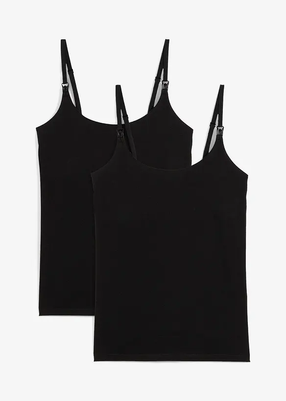 Stilltops aus Bio-Baumwolle (2er Pack), bonprix