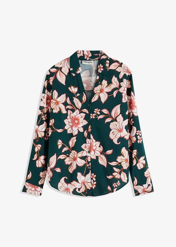 Chemisier imprimé en viscose fluide, bonprix