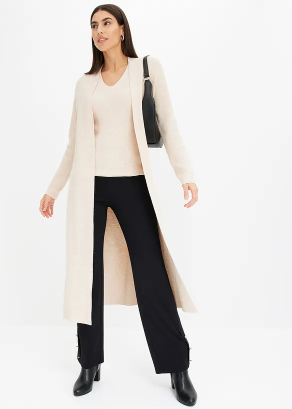 Longstrickjacke mit Viskose, bonprix