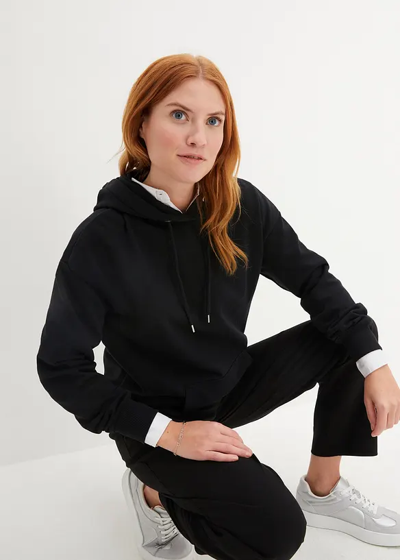 Sweat à capuche, oversize, bonprix