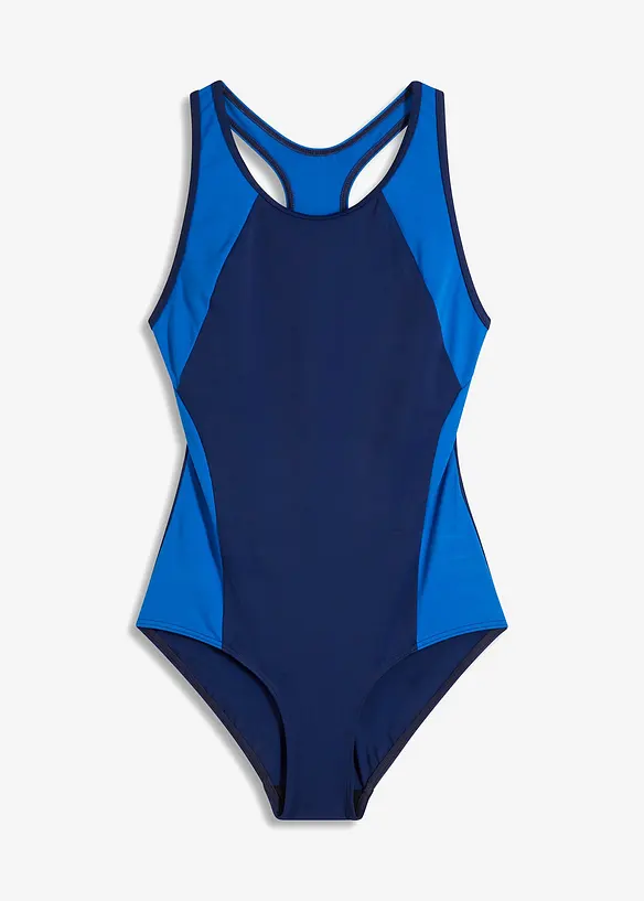 Maillot 1 pi&egrave;ce de natation s&eacute;chage rapide, dos nageur, bonprix