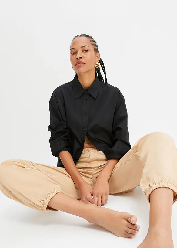 Chemise oversize 100% coton, bonprix
