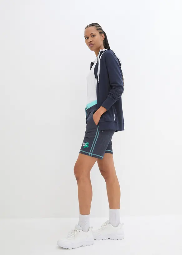 Short en molleton de coton mélangé, bonprix