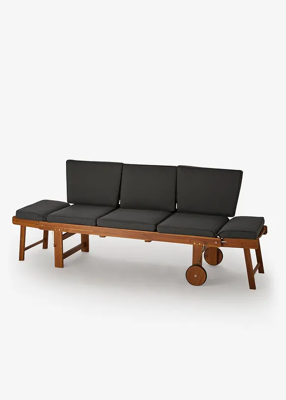 Banc de jardin &agrave; roulettes, bonprix