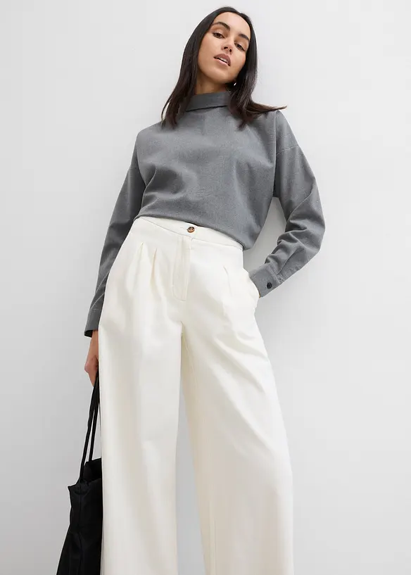 Pantalon twill 100% coton, bonprix