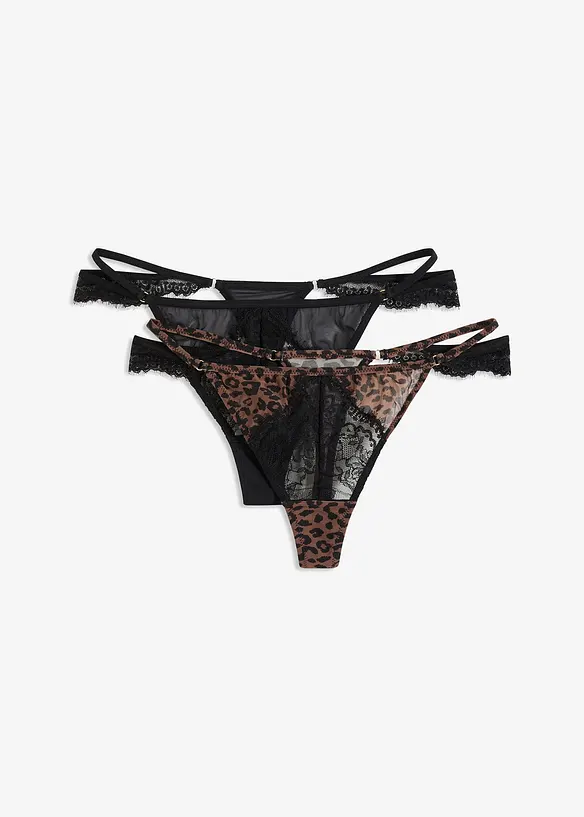Lot de 2 shorty string, bonprix