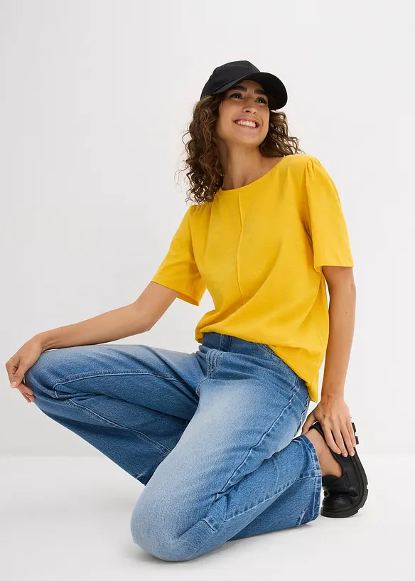 T-Shirt aus reiner Baumwolle, bonprix