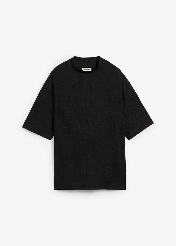 T-shirt en cr&ecirc;pe textur&eacute;, bonprix