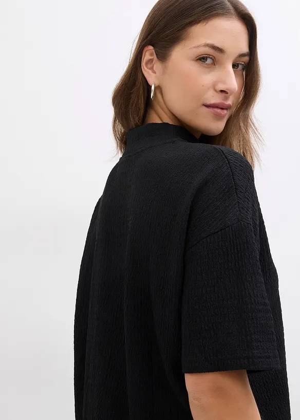 T-shirt en cr&ecirc;pe textur&eacute;, bonprix