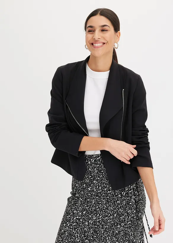 Blouson-Jacke in Biker-Form, bonprix