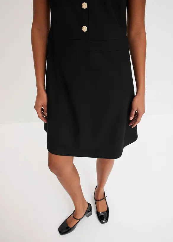 Robe courte avec jupe légèrement évasée, bonprix