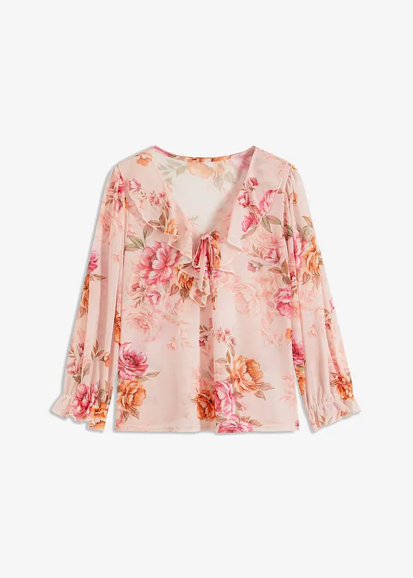 Langarmshirt aus Mesh, bonprix