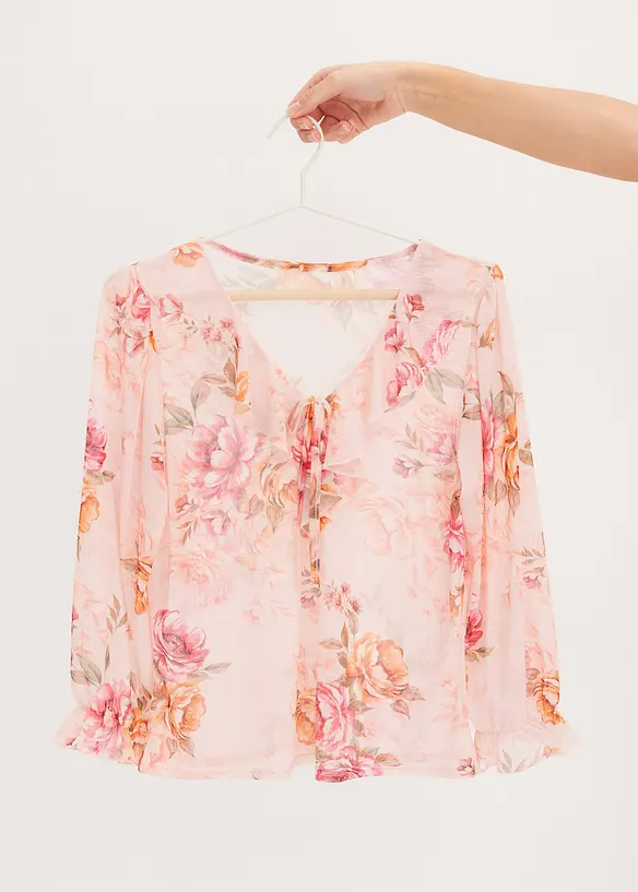 Langarmshirt aus Mesh, bonprix
