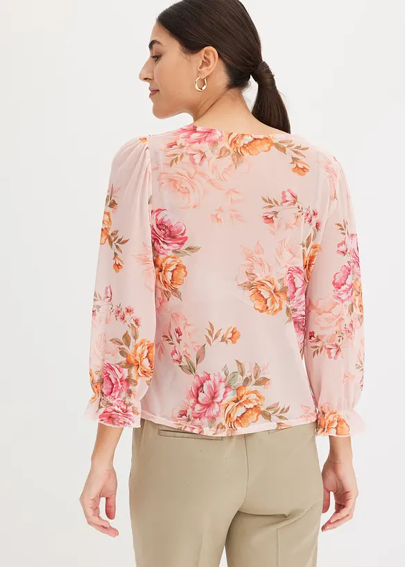 Langarmshirt aus Mesh, bonprix