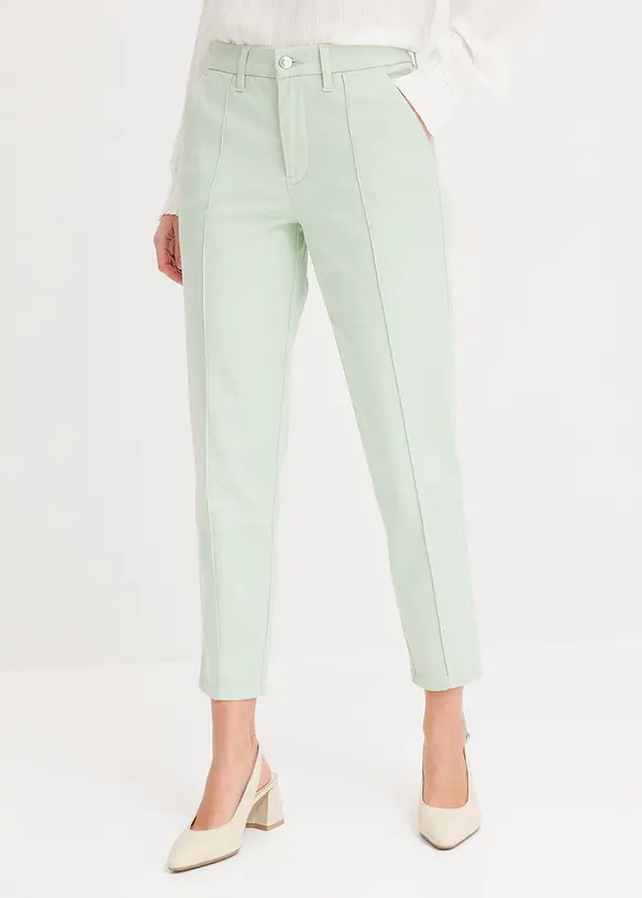 Stretch-Twill-Hose mit Biese, bonprix