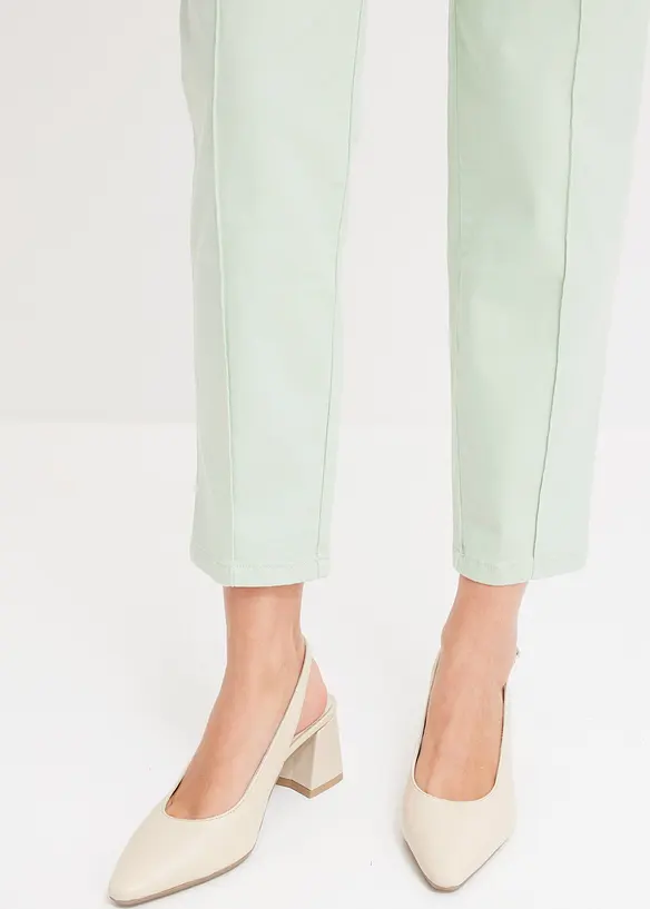 Stretch-Twill-Hose mit Biese, bonprix