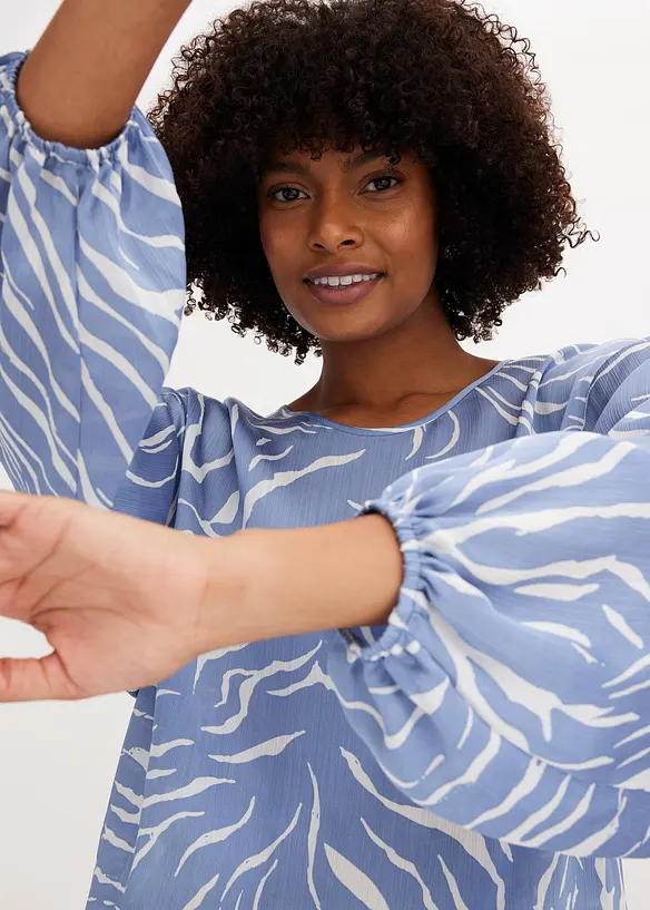 Blouse en satin imprimé, bonprix