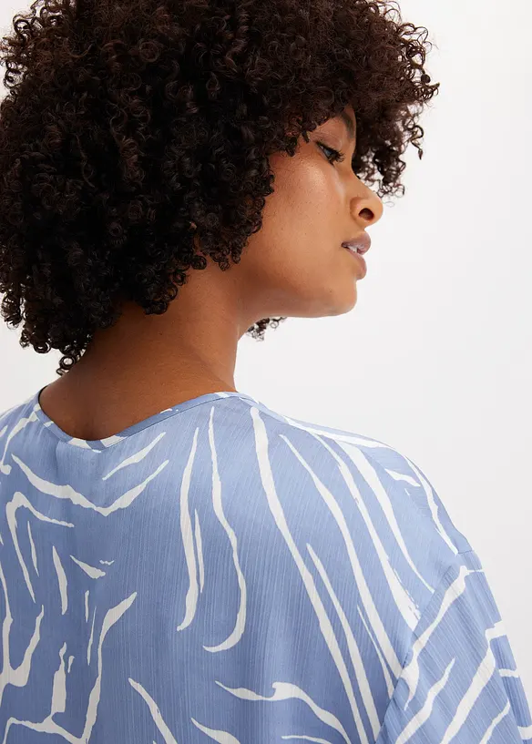 Blouse en satin imprimé, bonprix