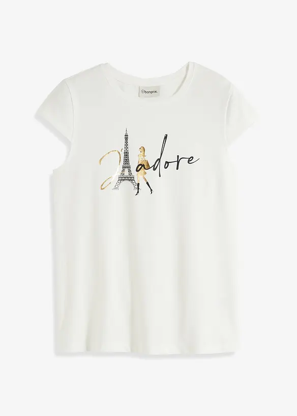T-shirt à imprimé Paris, bonprix