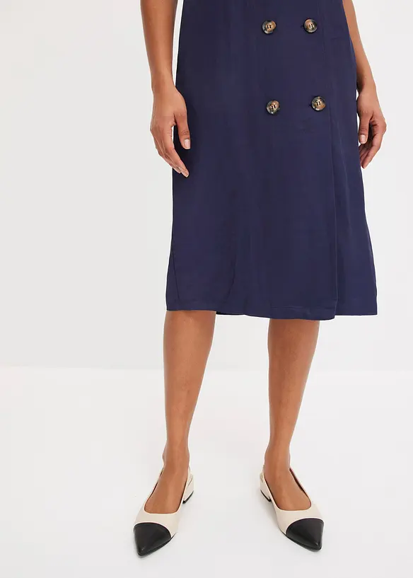 Robe en Lyocell avec col à revers, bonprix