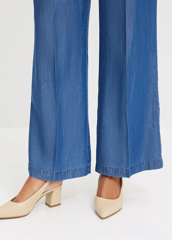 Pantalon à pinces en Lyocell, bonprix