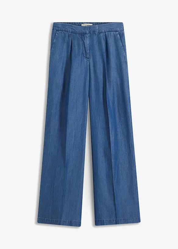 Pantalon à pinces en Lyocell, bonprix