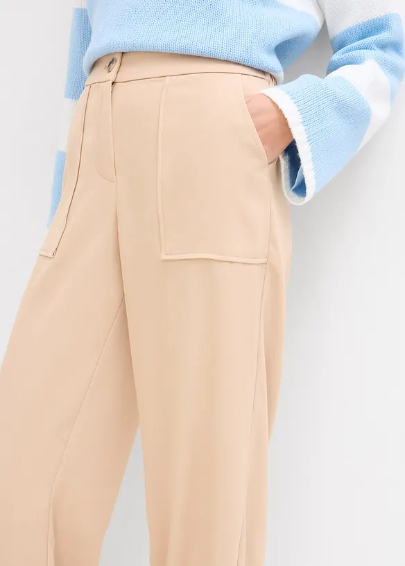 Pantalon à taille élastiquée, bonprix