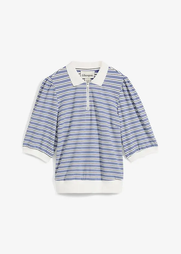 Polo zippé, bonprix