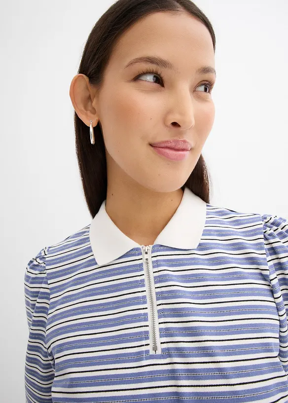 Polo zippé, bonprix