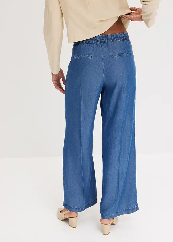 Pantalon à pinces en Lyocell, bonprix