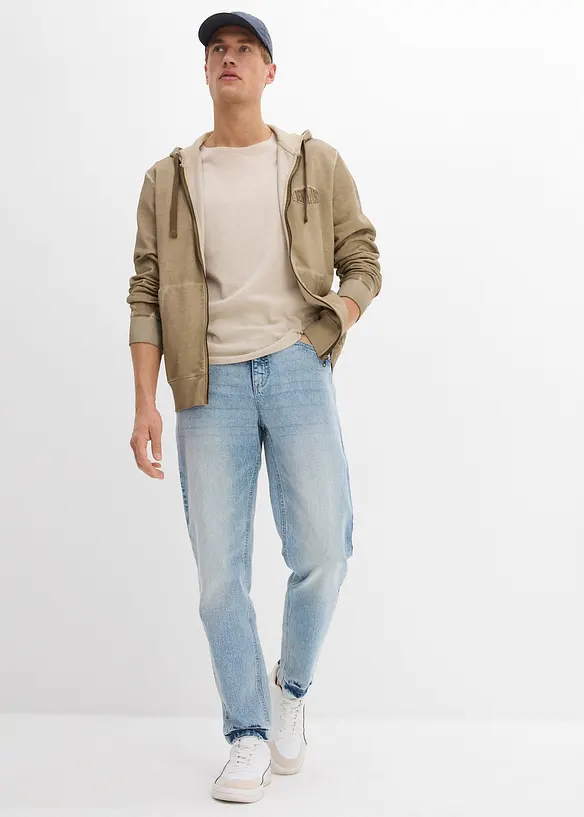 Jean classique extensible, raccourci, coupe fuselée, bonprix