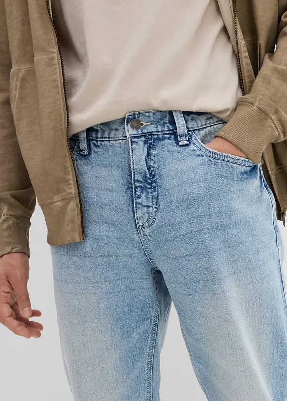 Jean classique extensible, raccourci, coupe fuselée, bonprix
