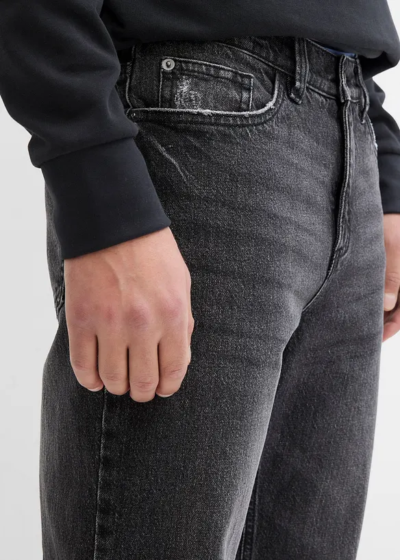 Jean classique extensible, raccourci, coupe fuselée, bonprix
