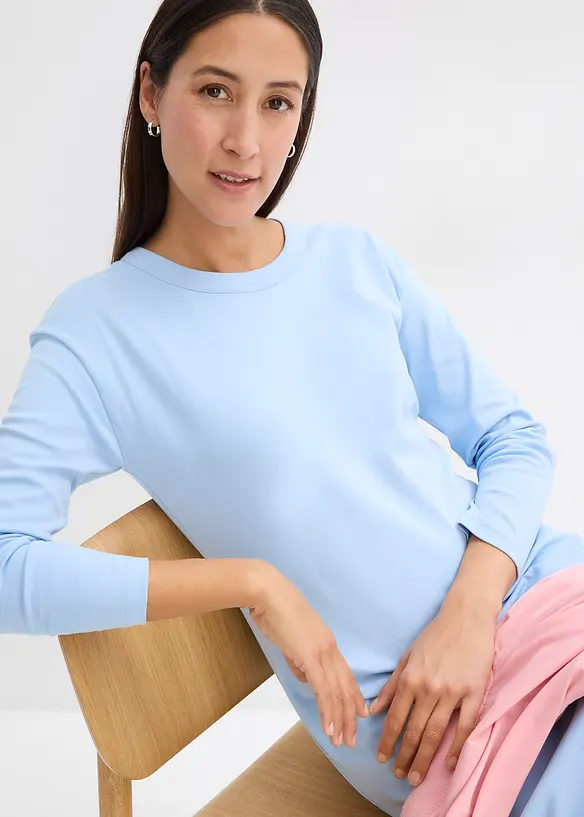 Jerseykleid aus reiner schwerer Bio-Baumwolle, bonprix