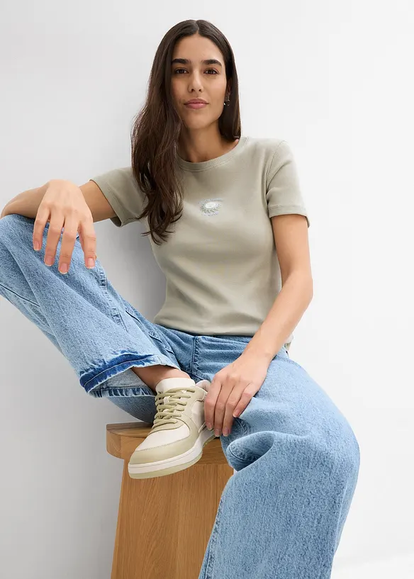 T-Shirt aus reiner Bio-Baumwolle, bonprix