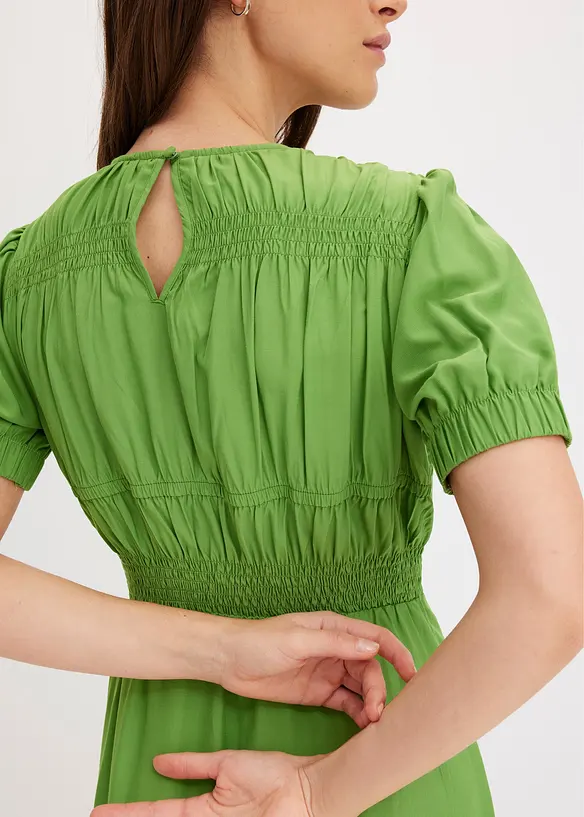 Robe midi en douce viscose mélangée, bonprix