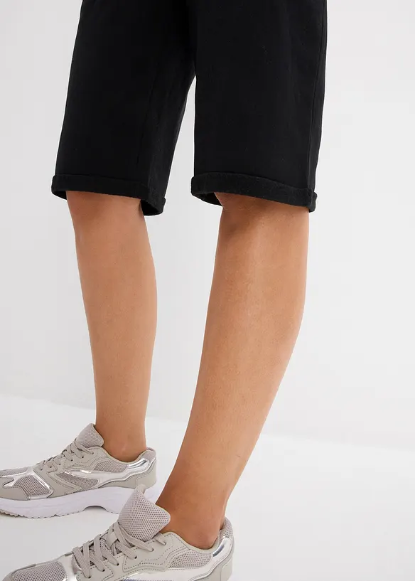 Sweatbermuda mit Turn-up, bonprix