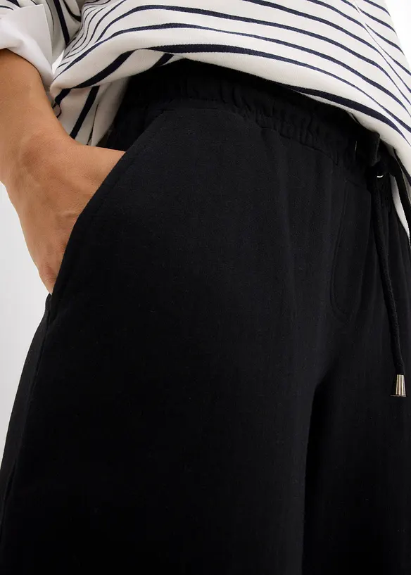 Sweatbermuda mit Turn-up, bonprix