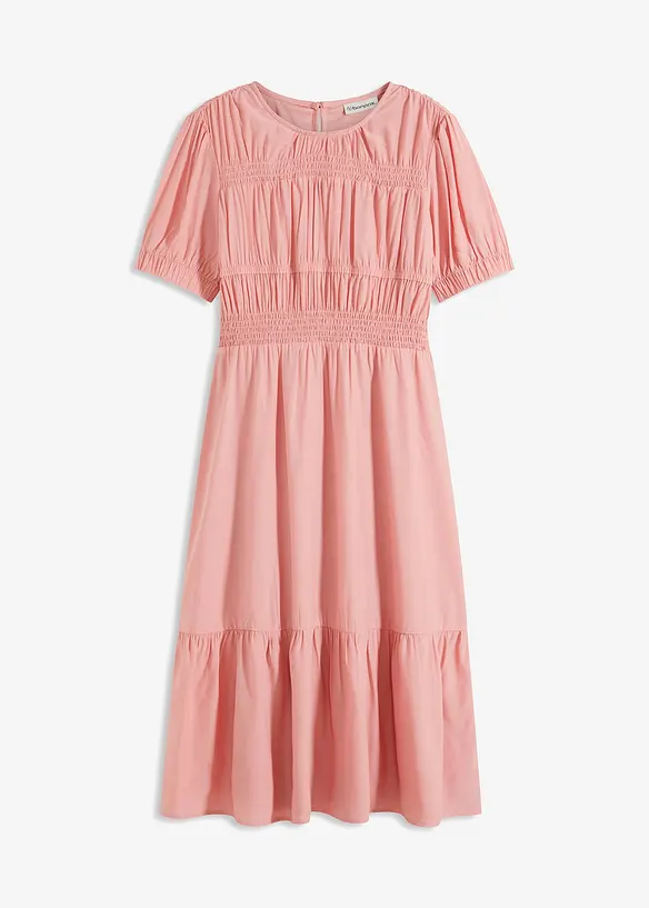 Robe midi en douce viscose mélangée, bonprix