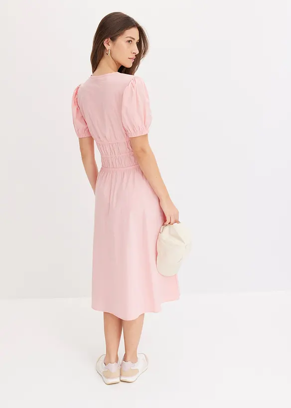 Robe midi à taille élastiquée, bonprix