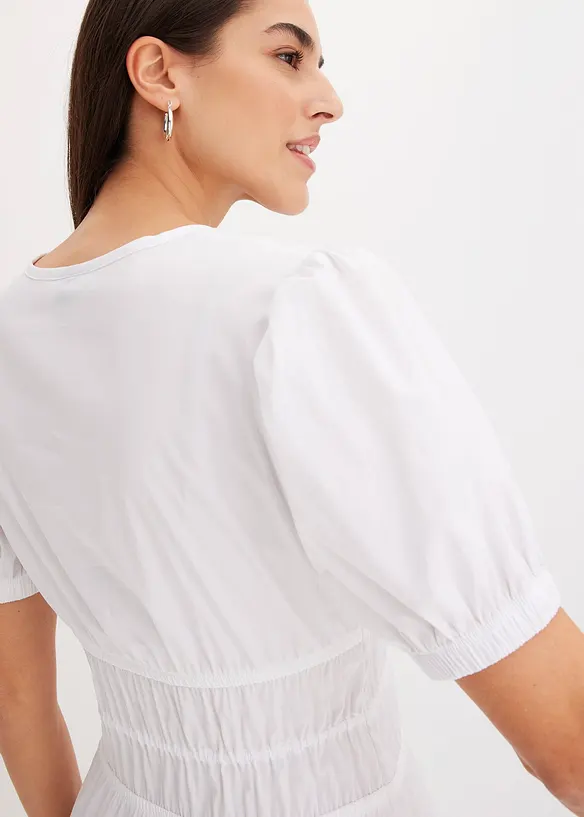 Robe midi à taille élastiquée, bonprix