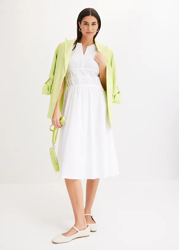 Robe midi à taille élastiquée, bonprix