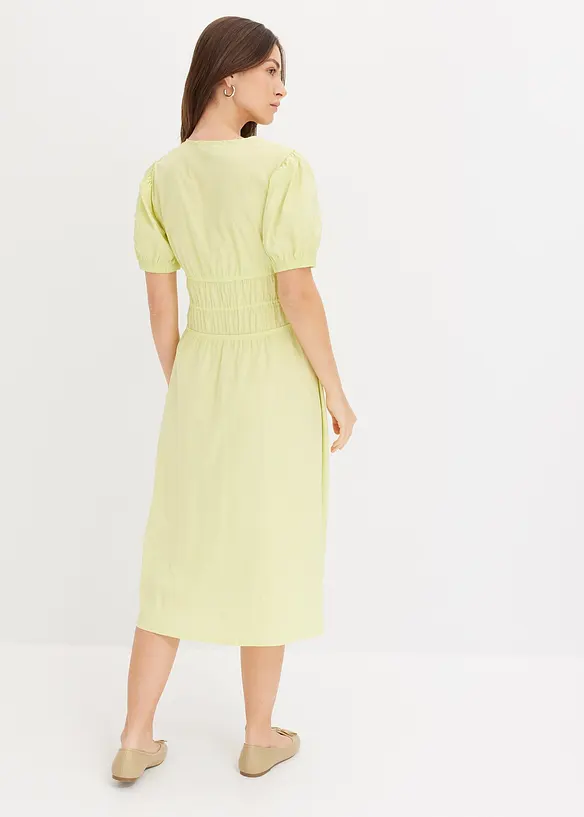 Midikleid mit elastischer Taille, bonprix