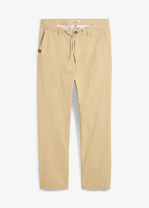 Relaxed Fit Chinohose mit Komfortbund, Straight, bonprix