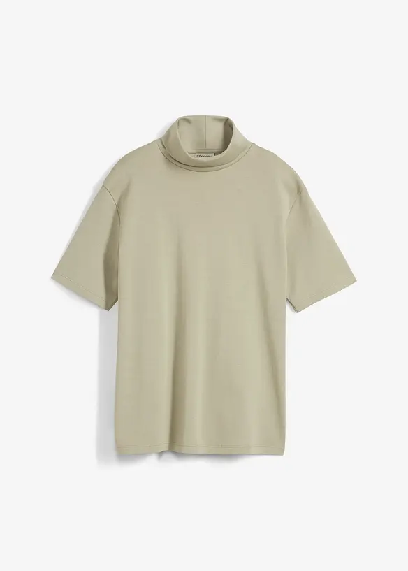 T-shirt col roulé 100% coton, bonprix