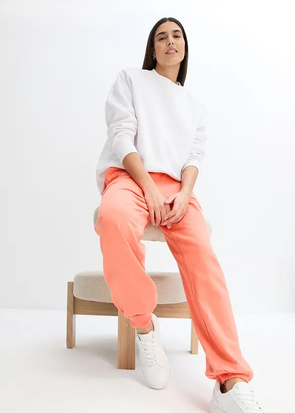 Pantalon en molleton rayé, bonprix