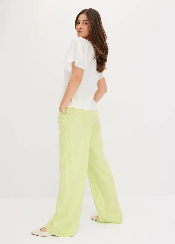 Top blouse en douce viscose mélangée, bonprix
