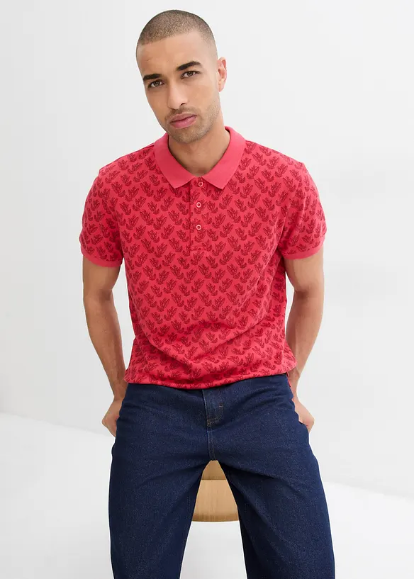 Polo en maille piquée 100% coton, bonprix
