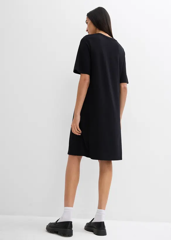 Shirtkleid in A-Linie aus Viskose-Mix, bonprix