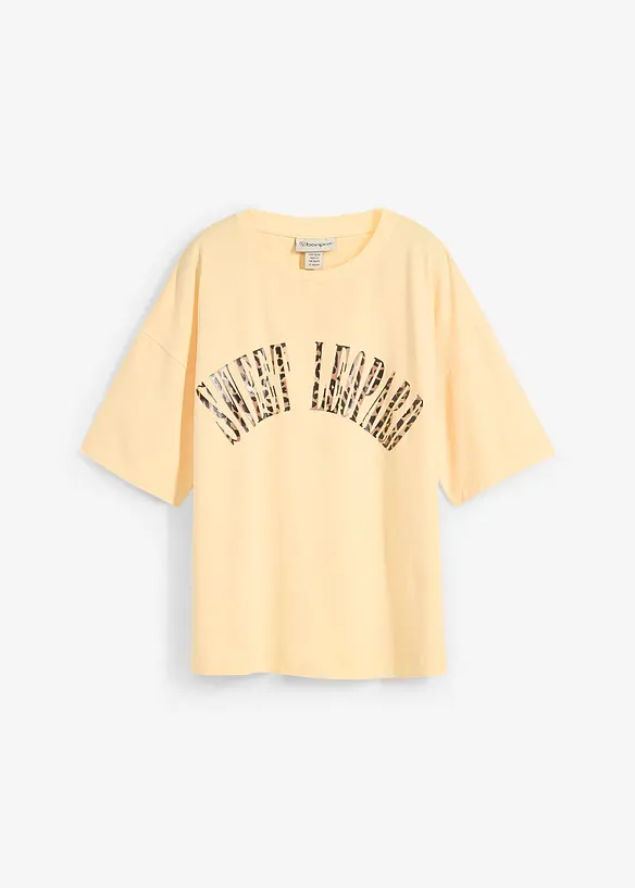 Oversize-Shirt aus weichem Baumwoll-Mix, bonprix